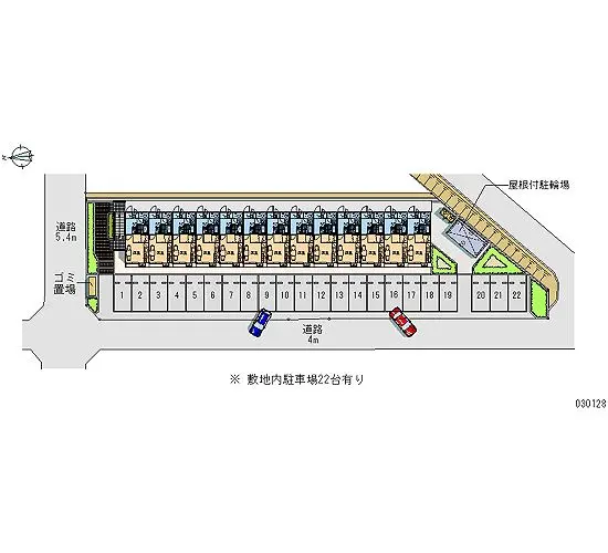 ★手数料０円★郡山市古川　月極駐車場（LP）